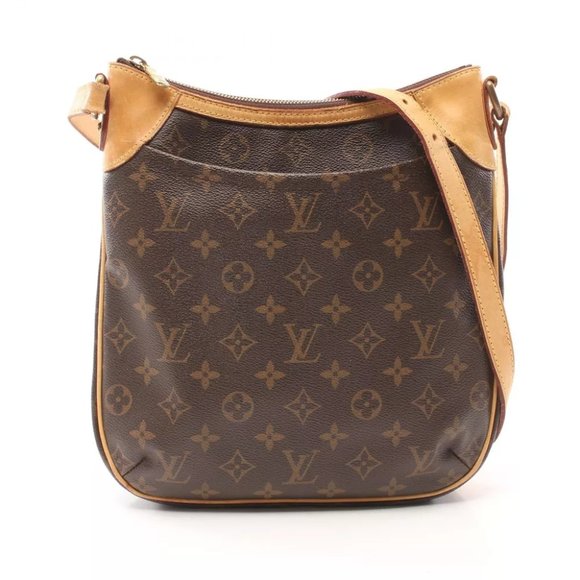 LOUIS VUITTON Odeon PM Shoulder Bag M56390 Monogram canvas Brown Used Women LV - Picture 1 of 12